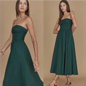 Reformation Lissa Dress in Green